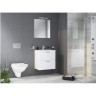 Набор VITRA MIA 60 см с выдвижными ящиками (раковина, шкаф под раковину, зеркало), цвет белый глянцевый 75021